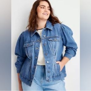 Women's Denim Jacket Cinched Waist- Future Collective with Gabriella Sz S